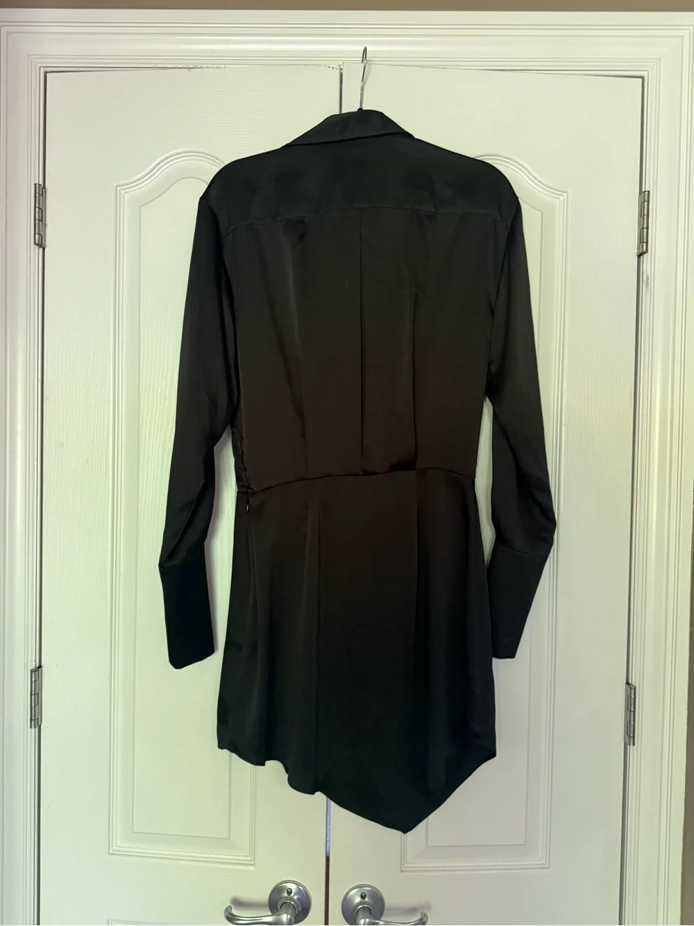L'Academie Black Long Sleeve Shirt Dress - Picture 6 of 6